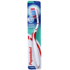 Pepsodent deep clean medium tooth brush MRP Rs 30
