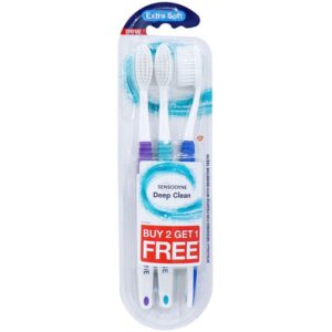 Sensodyne Deep Clean Toothbrush Buy 2 Get 1 Free MRP Rs 150
