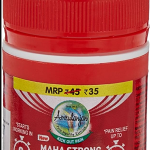 Amrutanjan maha strong pain balm MRP Rs 48