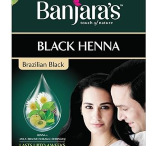 Banjara's Black Henna Brazilian Powder 9g MRP Rs 18