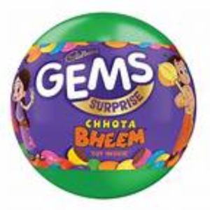 Cadbury Gems Surprise Ball Chocolate MRP Rs 50