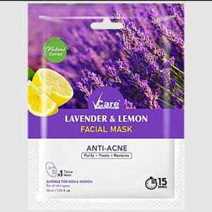 Vcare Lavender & Lemon Mask MRP Rs 69