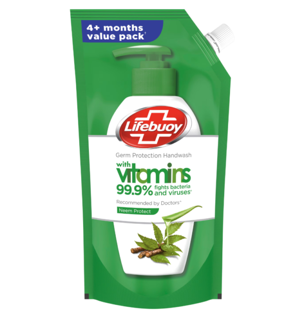 LIFEBUO VITAMINS NEEM PROTECT HANDWASH MRP Rs 120
