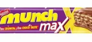 Nestle Munch Max extra crunchy MRP Rs 20