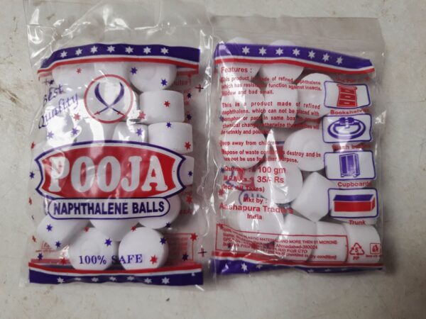 Pooja napthalene balls MRP Rs 41