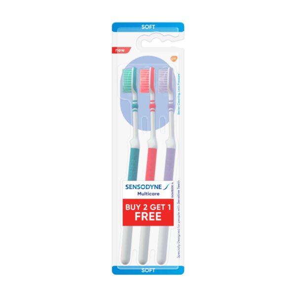 Sensodyne Multicare Soft Toothbrush Buy 2 Get 1 Free MRP Rs 160