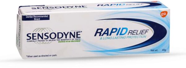 Sensodyne Rapid relief Toothpaste, 40g MRP Rs 120