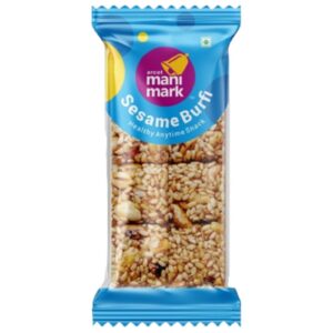 Mani Mark Seasame Burfi 60g MRP Rs 25