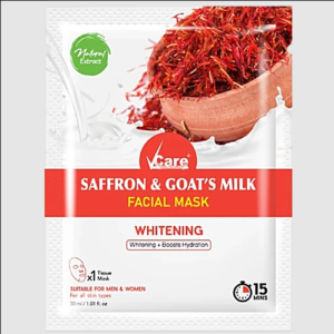 Vcare Saffron & Goat Milk Facial Mask MRP Rs 69